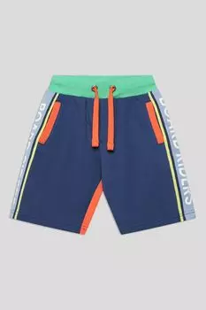 Шорты хлопковые на кулиске с контрастными деталями OVS