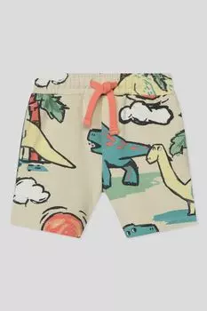 Шорты хлопковые на кулиске с принтом Artie