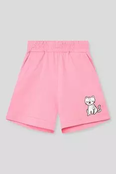 Шорты хлопковые на кулиске с принтом GIOCO