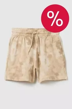 Шорты хлопковые на кулиске с принтом OVS