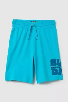 Шорты хлопковые на кулиске с принтом OVS