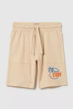 Шорты хлопковые на кулиске с принтом OVS