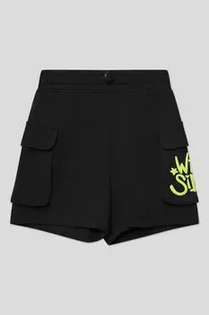 Шорты хлопковые на кулиске с принтом OVS