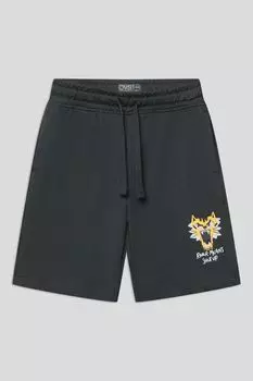 Шорты хлопковые на кулиске с принтом OVS