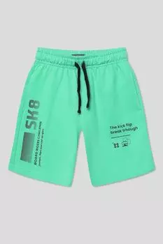 Шорты хлопковые на кулиске с принтом OVS