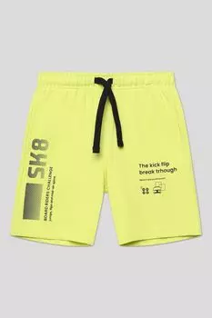 Шорты хлопковые на кулиске с принтом OVS