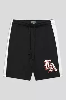 Шорты хлопковые на кулиске с принтом OVS