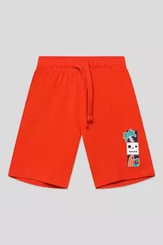 Шорты хлопковые на кулиске с принтом OVS