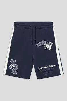 Шорты хлопковые на кулиске с принтом OVS