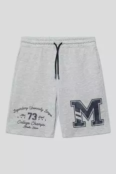 Шорты хлопковые на кулиске с принтом OVS