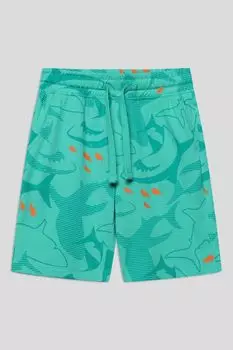 Шорты хлопковые на кулиске с принтом OVS