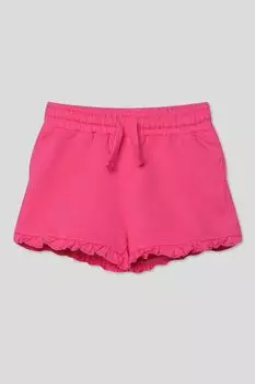 Шорты хлопковые на кулиске с рюшами Fagottino