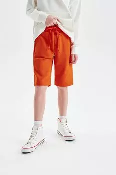 Шорты хлопковые на кулиске Silver Spoon Life