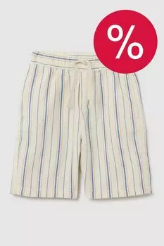 Шорты хлопковые на кулиске в полоску OVS