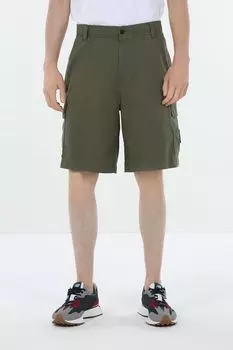 Шорты хлопковые с карманами Calvin Klein Jeans