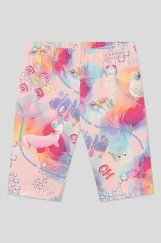 Шорты хлопковые с принтом Choupette