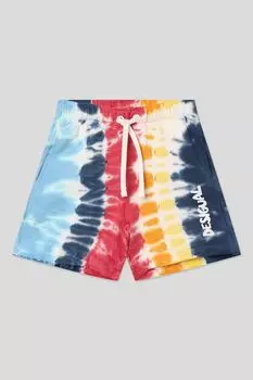 Шорты хлопковые с принтом Desigual