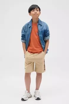 Шорты хлопковые с принтом OVS