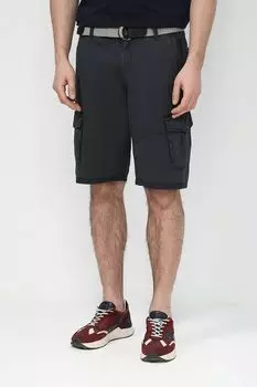 Шорты хлопковые с ремнем LERROS