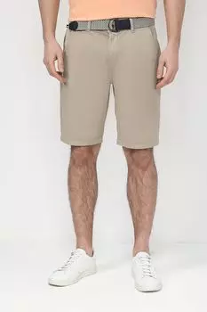 Шорты хлопковые с ремнем LERROS