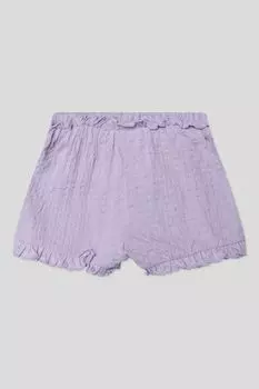 Шорты хлопковые с рюшами Fagottino