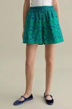 Шорты хлопковые с шитьем Piombo