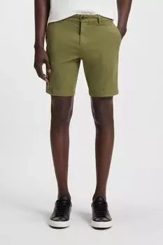 Шорты хлопковые зауженные BOSS