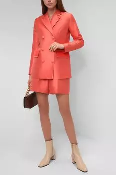 Шорты из атласной ткани Paola Ray