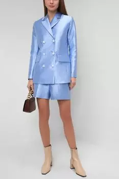 Шорты из атласной ткани Paola Ray