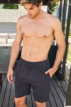Шорты из хлопка домашние на кулиске Massana