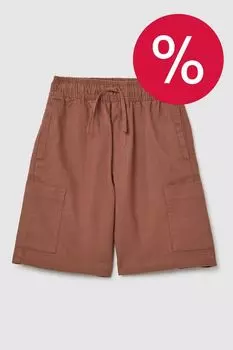 Шорты из хлопка и льна на кулиске OVS