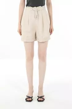 Шорты льняные на эластичном поясе OVS