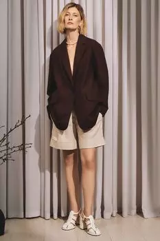 Шорты льняные с защипами SABRINA SCALA