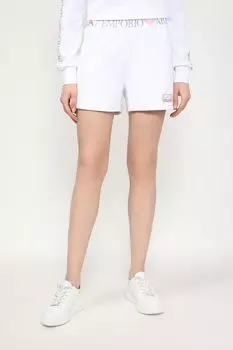 Шорты на эластичном поясе с логотипом Ea7