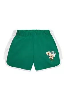 Шорты на эластичном поясе с принтом Guess