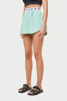 Шорты на эластичном поясе в полоску The Couture Club