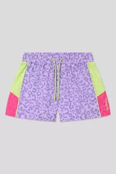 Шорты на кулиске с принтом Choupette