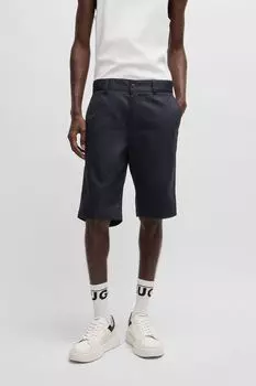 Шорты прямого кроя с карманами HUGO