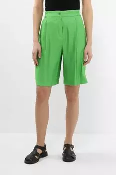 Шорты с добавлением льна на эластичном поясе Auranna