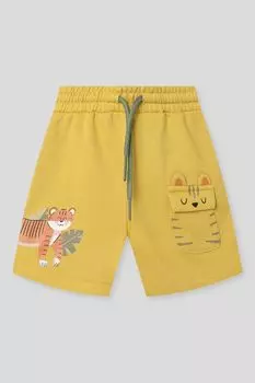 Шорты трикотажные на кулиске с принтом Mayoral