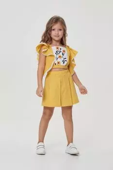 Шорты-юбка из жаккардового хлопка Choupette