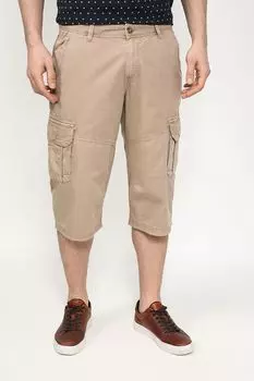 Шорты удлиненного кроя хлопковые с карманами LERROS