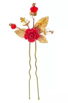 Шпильки с декоративными цветами Malina by Андерсен