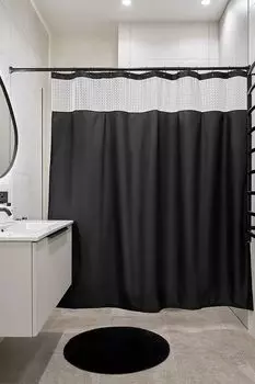 Штора для ванной с принтом тканевая Magma Moroshka