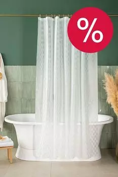 Штора для ванной с принтом WESS