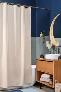 Штора для ванной тканевая Naturel Moroshka