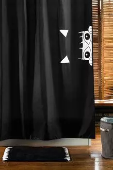 Штора для ванной тканевая с принтом Irony Moroshka