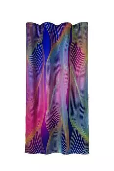 Штора готовая с принтом Karim Moroshka