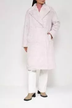 Шуба из искусственного меха прямого кроя BELUCCI