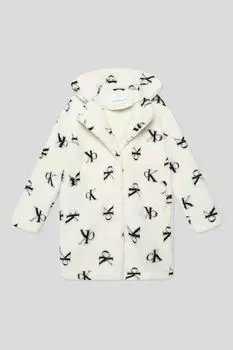 Шуба из искусственного меха с принтом Calvin Klein Jeans